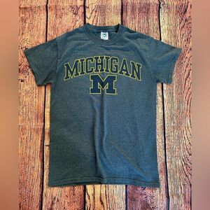 Agenda Men's‎ Navy Michigan Short Sleeve T-Shirt Size: S Small